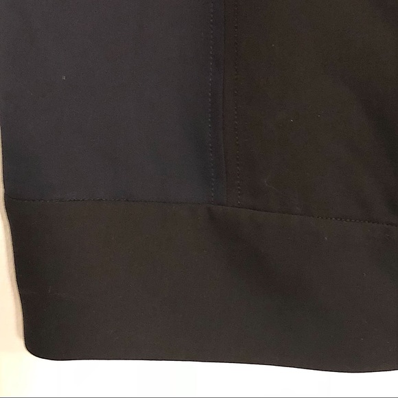 Stylish Black & Navy Panel Blouse, Fully lined! - Picture 6 of 8